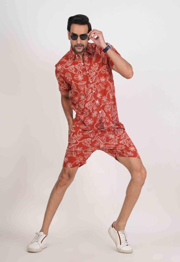 TERRACOTA BLOOM CO-ORD SET