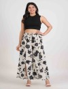 SHADOW BLOOM RELAXED FIT COTTON PANTS