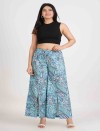 PAISLEY BREEZE RELAXED FIT COTTON PANTS