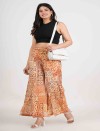 TANGERINE ESSENCE RELAXED FIT COTTON PANTS