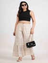 IKAT RELAXED FIT COTTON PANTS