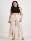 IKAT RELAXED FIT COTTON PANTS