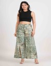 VERDE ESSENCE RELAXED FIT COTTON PANTS