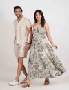 SAGE WHISPER FRONT BUTTON LONG DRESS